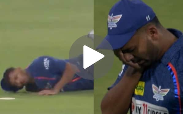 [Watch] Mohsin Khan Brutally Smashes His Head On Ground As He Drops Narine At Ekana